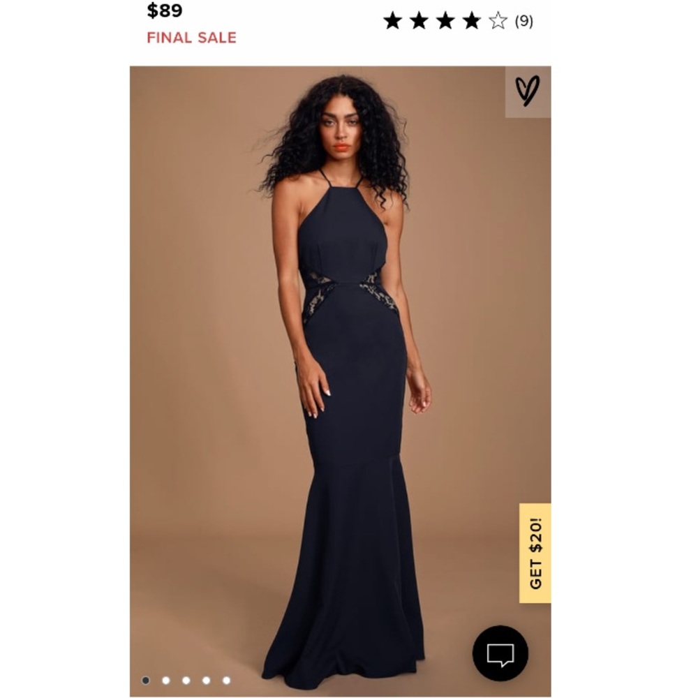 Mermaid Lace Maxi Dress